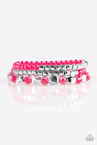 Beaded Bravado - Pink